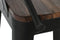 Kruk Home ESPRIT Zwart Hout Metaal 41 x 38 x 96 cm