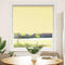vidaXL - Rolgordijn - verduisterend - 100x130cm - stofbreedte - 95,7cm - geel