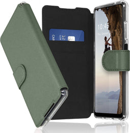 Accezz Hoesje Geschikt voor Samsung Galaxy A32 (5G) Hoesje Met Pasjeshouder - Accezz Xtreme Wallet Bookcase - Lichtgroen