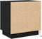 vidaXL - Nachtkastjes - met - LED - 2 - stuks - Zwart - Eik - 50x34,5x50 - cm