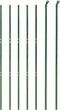 vidaXL - Draadgaashek - met - grondankers - 1,4x10 - m - groen
