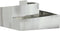 vidaXL - Plantenbak - 80x80x50 - cm - Gegalvaniseerd - Staal