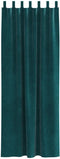 vidaXL - Blackout - Gordijnen - met - Hanglussen - 2 - stuks - Donkergroen - Fluweel