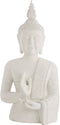 J-Line decoratie Boeddha Zen - polyresin - wit
