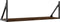 vidaXL - Wandschappen - 2 - st - 80x25x25,5 - cm - bewerkt - hout - bruin - eikenkleur