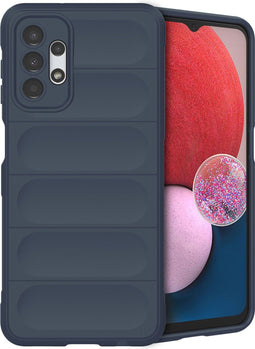 iMoshion Hoesje Geschikt voor Samsung Galaxy A13 (4G) Hoesje Siliconen - iMoshion EasyGrip Backcover - Donkerblauw