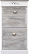 vidaXL - Schoenenkast - 50x28x58 - cm - paulowniahout - zwart