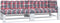 vidaXL - Palletkussens - 5 - st - ruitpatroon - stof - rood