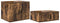 vidaXL - Opbergkast - in - Gerookt - Eiken - - - 108x41x40 - cm - - - Gemaakt - van - Samengesteld - Hout