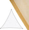 Schaduwdoeken Zonnetent 3,5 x 3,5 m Beige Polyethyleen 350 x 350 x 0,5 cm