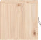 vidaXL - Wandkast - 31,5x30x30 - cm - massief - grenenhout