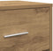 vidaXL - Nachtkastjes - 2 - st - met - lade - 40x34x50 - cm - artisanaal - eikenkleurig