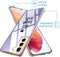 iMoshion Hoesje Geschikt voor Samsung Galaxy S21 Hoesje Siliconen - iMoshion Design hoesje - Transparant / Zwart / Live Laugh Love