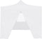 vidaXL - Partytent - met - 4 - zijwanden - inklapbaar - 2x2 - m - staal - wit
