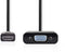 Nedis CCGB34900BK02 - HDMI-naar-VGA-adapter - Resolutie tot 1080p - Zwart