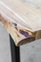 Rechthoekige tafel SoHo - 250x100x73 - Naturel/zwart - Acaciahout/metaal