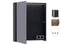 Brauer Dual 60 Black Wood Spiegelkast - 60 cm - Linksdraaiend