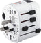 Hama World Travel Pro - Reisstekker - Universele stopcontactadapter voor 150 landen - Wit
