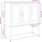 vidaXL - Dressoir - 100,5x39x107 - cm - koudgewalst - staal - roze