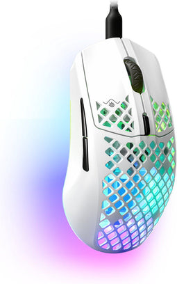 SteelSeries Aerox 3 (2022) - Bedrade Gaming Muis - 59 g - Wit