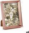 Fotolijsten 15 x 3,3 x 20 cm Roze Koper Plastic Glas (6 Stuks)