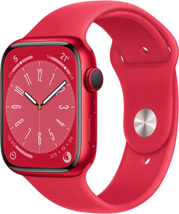 Apple Watch Series 8 - Smartwatch - GPS - 41mm - Aluminium - Sportbandje Rood
