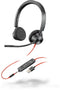 Poly Blackwire 3325 - On Ear headset - Noise Cancelling - Zwart
