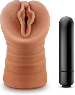 M for Men - Julieta Masturbator With Bullet Vibrator - Vagina