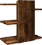Bureau organiser 42x21,5x42 cm bewerkt hout gerookt eikenkleur