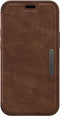 Otterbox Strada Folio - Flip Cover - Kaarthouder - Bruin (iPhone 12 mini)