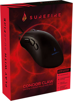 SureFire Condor Claw - Gamemuis - 6400 dpi - Zwart