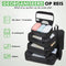 Travelhawk Packing Cubes - Koffer Organizer Set - Waterdicht - Zwart (8 stuks)