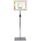Coast Informatiestandaard A4 - Verstelbaar 73,5-118 cm - Zilver (set van 2)