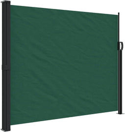 vidaXL - Windscherm - uittrekbaar - 160x500 - cm - donkergroen