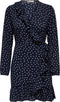 ONLY OLMCARLY L/S WRAP DRESS - Dames Jurk - Met ceintuur en volant - Maat XXL