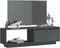 vidaXL - Tv-meubel - 110x30x33,5 - cm - massief - grenenhout - grijs