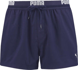 PUMA Swim Logo Short - Heren Zwembroek - Koordsluiting - navy (1 stuk)