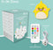 Sleepy Friends Haaitje - Nachtlampje Kinderen - Dimbaar - USB Oplaadbaar - 8 Kleuren