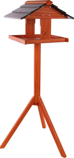 Flamingo Reykjavik - Voederhuis met Staander - Waterbestendig Hout - 42cm L x 40.5cm B x 118cm H