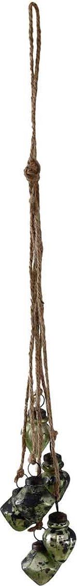 PTMD George Kersthanger Ornamenten - 3 x 3 x 3 cm - Glas - Groen