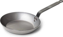 De Buyer Acier Koekenpan - Ø 24cm - PFOA- en PTFE-vrij - Geen Inductie