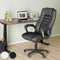 tectake® Bureaustoel - Luxe directiestoel - Ergonomisch - Zwart