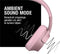 Fresh 'n Rebel Clam Fuse - Draadloze Over-Ear Koptelefoon - ANC en Ambient Sound Mode - Roze