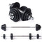 Tunturi Halterset 20 kg - Gietijzer Halter en Dumbbells - 20 gewichtsvariaties - Zilver