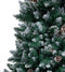 vidaXL - Kunstkerstboom - met - dennenappels - en - witte - sneeuw - 210 - cm