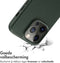 Accezz iPhone 14 Pro - MagSafe Leather Backcover - Echt leer met verhoogde randen - Cedar Green