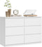 Woltu KMD006ws - Ladekast - 5 Lades - 60 x 110 x 37 cm - Wit