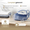 Vapore VPR - SGB01 - Stoomstrijkijzer met Stoomgenerator - 2400W - 8 Sec Opwarmen - 5 Bar - 2.3L Tank - Blauw Wit
