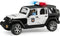 Bruder 02526 Jeep Wrangler Unlimited Rubicon Politieauto met Licht en Geluid 1:16