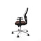 Piqueras y Crespo 1D086G0 - Bureaustoel - Hoogteverstelbaar met armleuning - Wit Donkerbruin